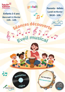 Séances découverte "éveil musical"_Taninges