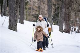 Sortie raquettes nocturne : marche d'approche étoilée vers un restaurant d'altitude_Peisey-Vallandry