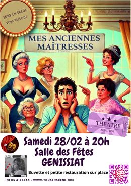 Théâtre : Mes anciennes maîtresses_Injoux-Génissiat - O2 coeur de Lyam