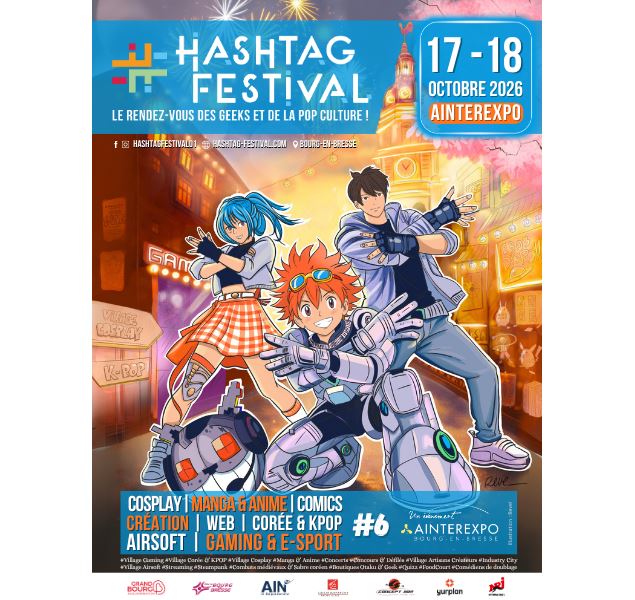 Affiche_Hashtag Festival #6_Bourg-en-Bresse - © Ainterexpo_Bourg en Bresse