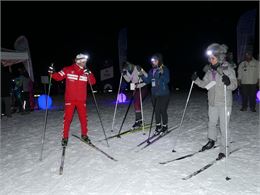 Ski de fond nocturne - Praz de Lys Sommand Tourisme