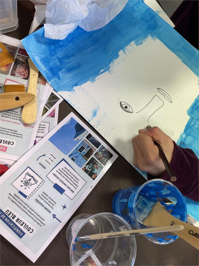 Atelier création d'affiches - Département de l'Ain