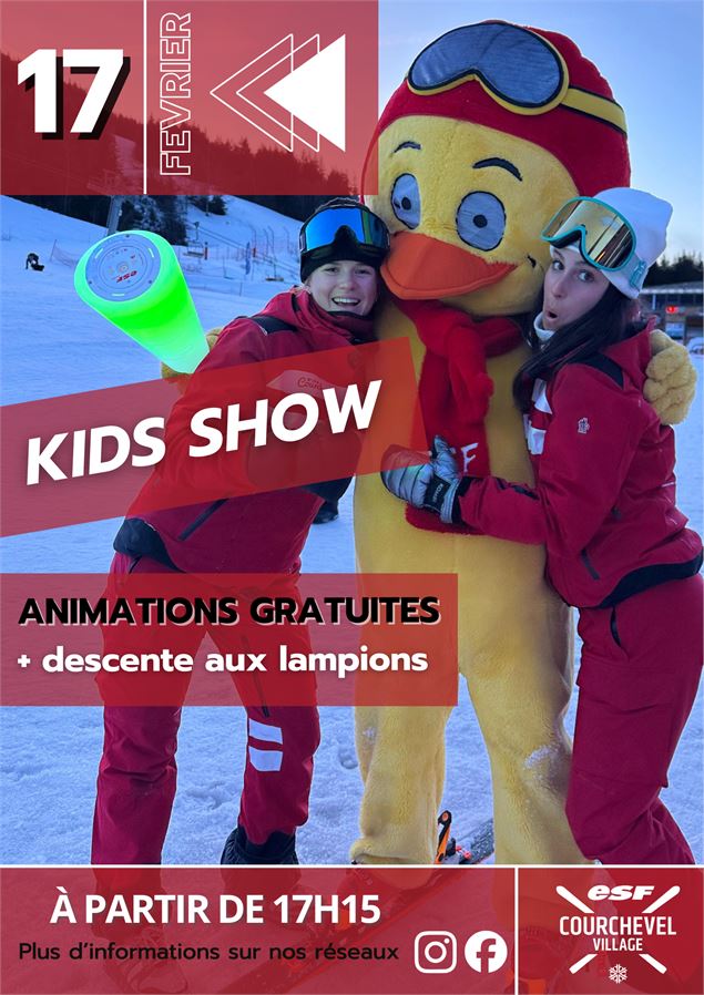 kids show + descente aux lampions