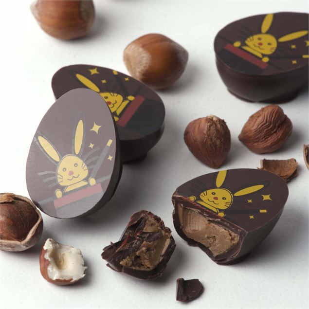 J'enrobe et je décore mes demi-oeufs en duo - Atelier adultes_Saint-André-de-Corcy - Chocolaterie Ri