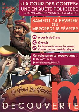 "La cour des contes" : une enquête policière - médiathèque de Viriat