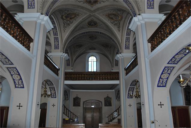 Intérieur église d'Arêches - OTAB