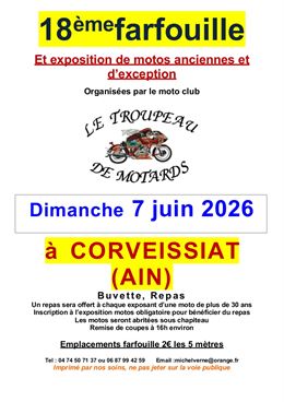 Exposition motos anciennes et d'exception ainsi qu'un vide grenier - michel verne
