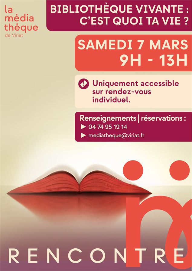 Bibliothèque vivante : C'est quoi ta vie ? - mediathèque de Viriat