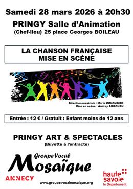 La chanson française mise en scène_Annecy - Groupe Vocal Mosaïque