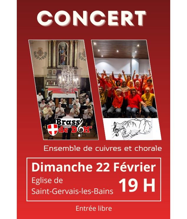 Concert - Ensemble de cuivres et chorale_Saint-Gervais-les-Bains - Damien Mugnier