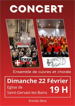 Concert - Ensemble de cuivres et chorale_Saint-Gervais-les-Bains - Damien Mugnier