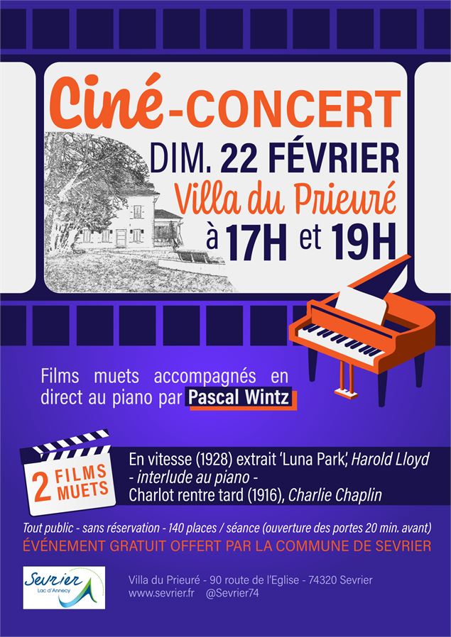 Ciné-concert gratuit_Sevrier - Mairie Sevrier