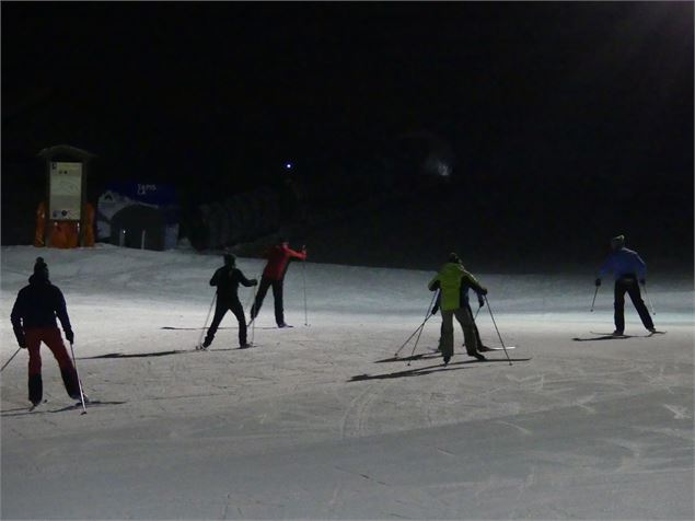 Ski de fond nocturne - Praz de Lys Sommand Tourisme