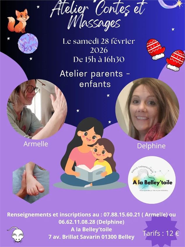 Atelier Contes et massage_Belley - La Belle Etoile