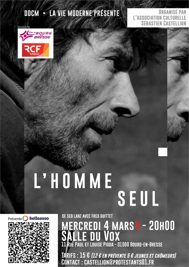 Spectacle l'Homme seul - Cie La Vie moderne