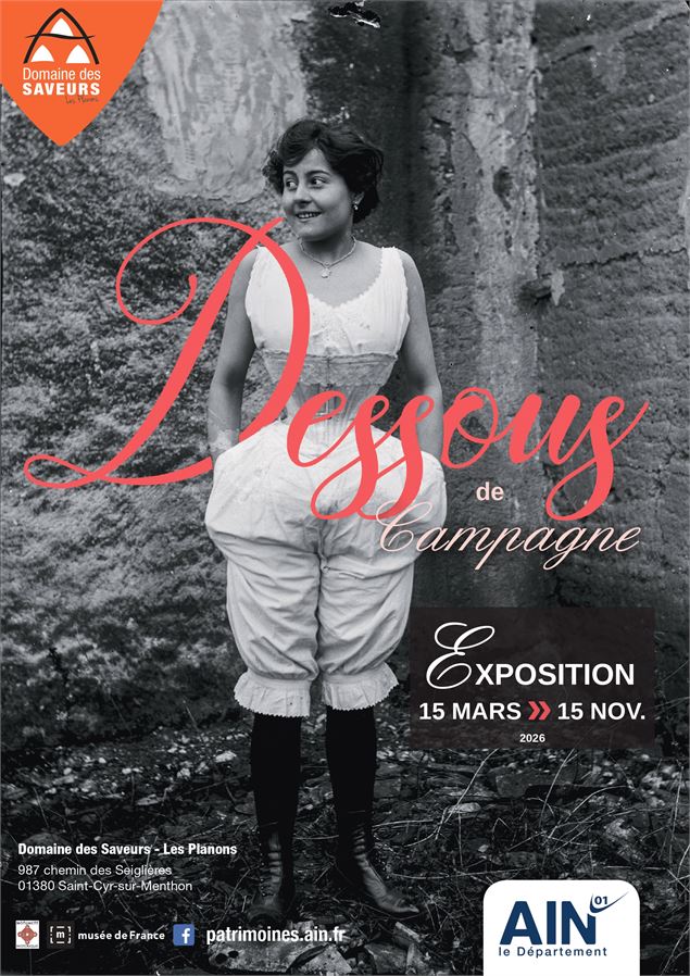 Exposition Dessous de Campagne_Domaine des Saveurs - Département Ain