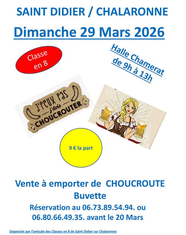 Vente à emporter de choucroute_Saint-Didier-sur-Chalaronne