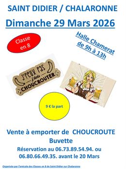 Vente à emporter de choucroute_Saint-Didier-sur-Chalaronne