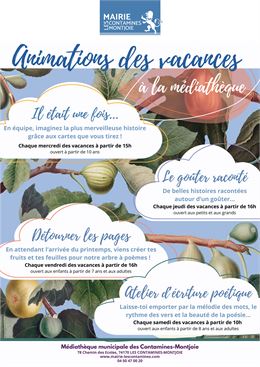 "Il était une fois..." à la médiathèque_Les Contamines-Montjoie