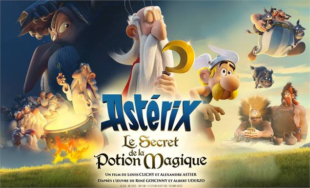 Affiche officielle du film « Astérix : Le Secret de la Potion Magique », réalisé par Louis Clichy et