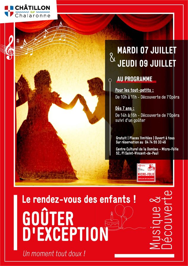 Goûter d'exception Micro-folie - Musée municipal Châtillon-sur-Chalaronne