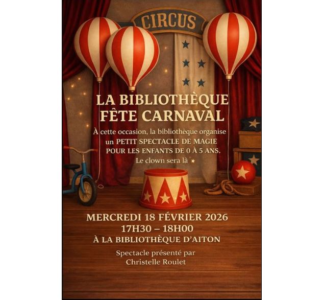 Affiche - Bibliothèque d'Aiton