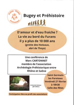 Conférence "Bugey et Préhistoire"_Saint-Germain-les-Paroisses - Autres Choses Autrement