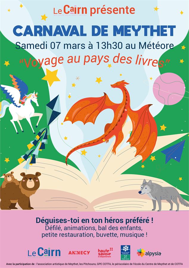 Carnaval de Meythet : Voyage au pays des livres_Annecy - Le Cairn