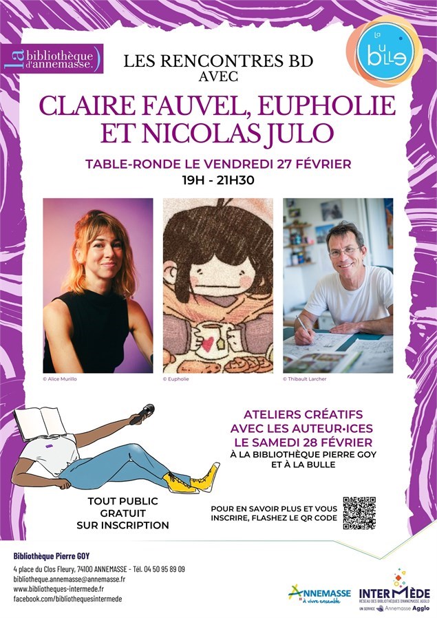 Rencontres BD à la bibliothèque Pierre Goy