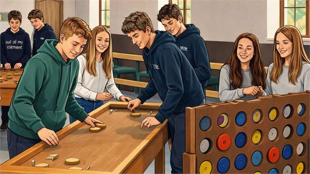 Jeux en bois au Chorus_Bourg-Saint-Maurice - Fait par IA (Gemini)