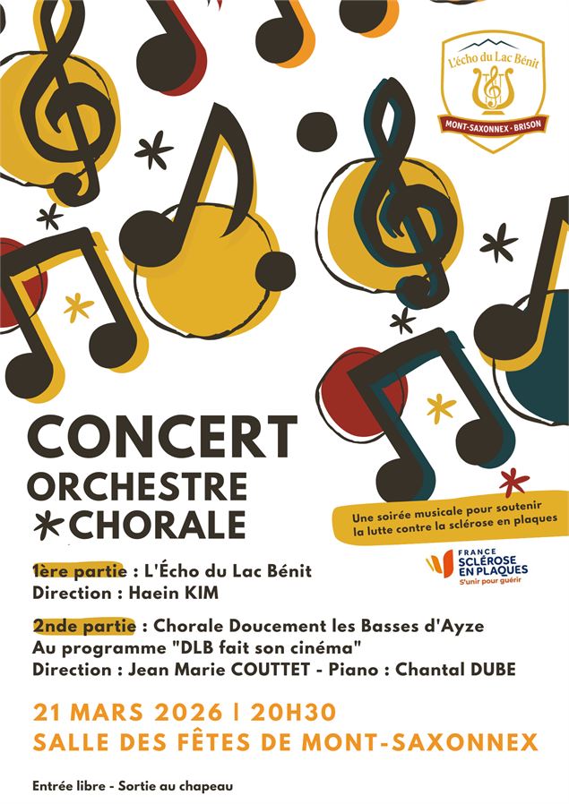 Concert DLB & L'Echo du Lac Bénit_Mont-Saxonnex