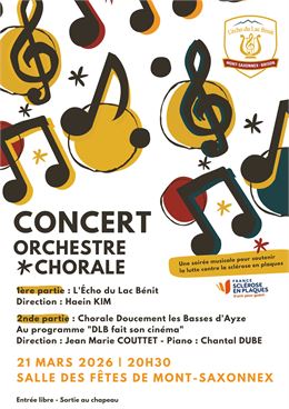 Concert DLB & L'Echo du Lac Bénit_Mont-Saxonnex
