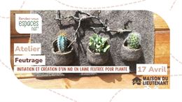 Atelier feutrage : Nid pour plantes
