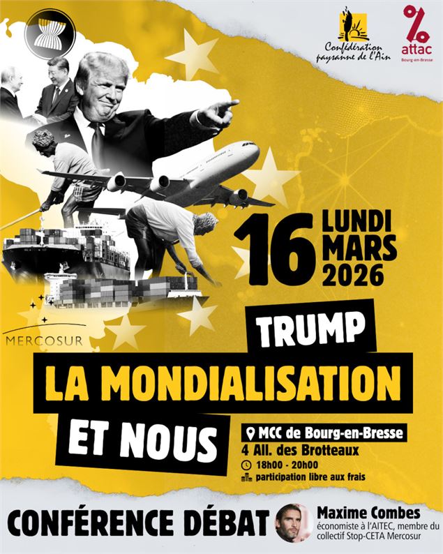Trump la Mondialisation et NOUS - attac Bourg-en-Bresse