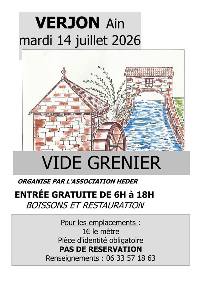 Affiche_Vide Greniers - ©Aucun