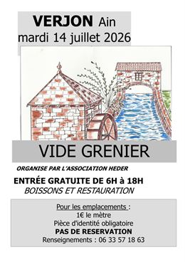Affiche_Vide Greniers - ©Aucun