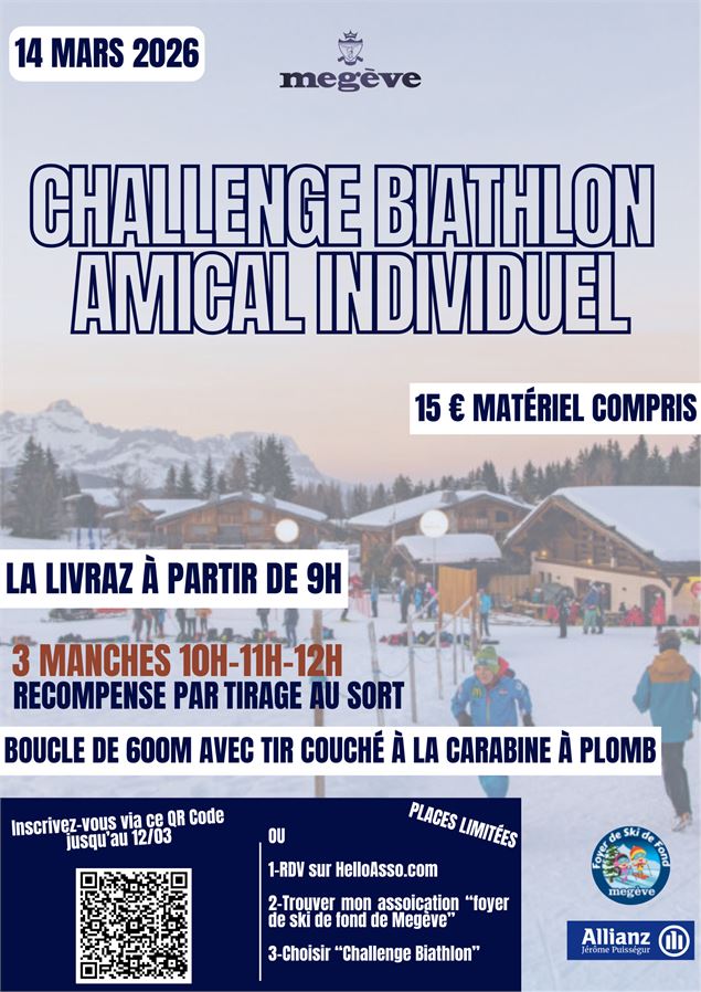 CHALLENGE BIATHLON AMICALE POUR TOUS_Megève