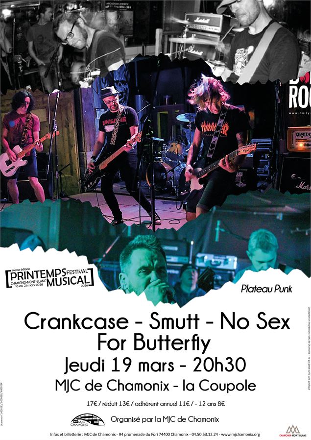Plateau Punk avec No Sex For Butterfly - Smutt - Crankcase_Chamonix-Mont-Blanc