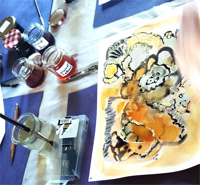 Encres végétales - Marielle Lazzaroni