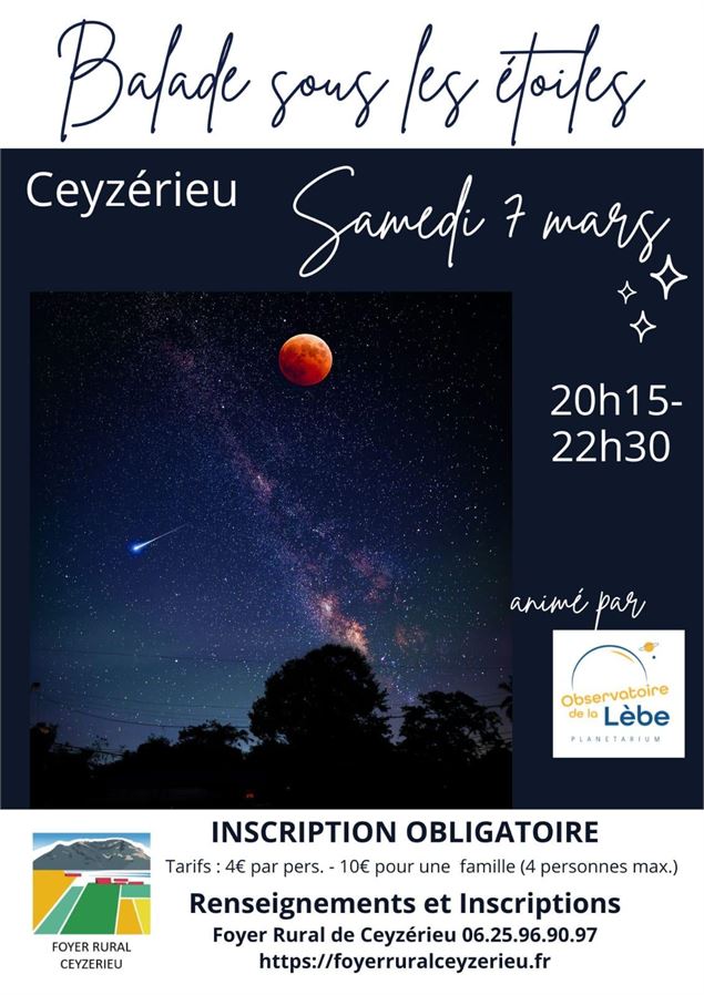 Balade sous les étoiles_Ceyzérieu - Foyer rural ceyzérieu