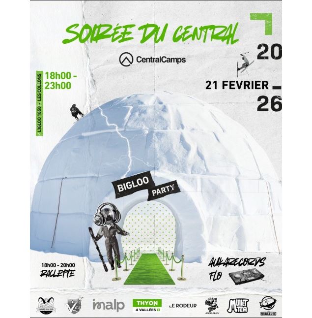 Soirée central camps_Les Collons