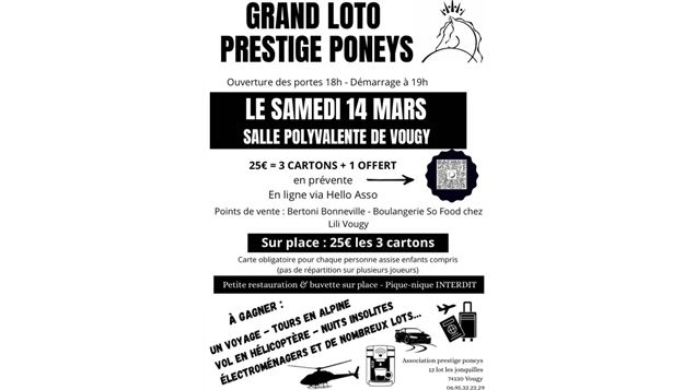 Grand loto_Vougy - Prestige poney