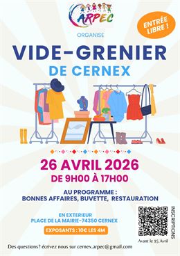 Affiche Vide Grenier - ARPEC