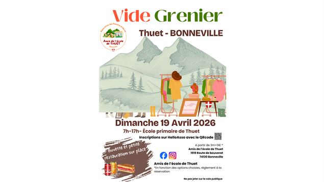 Vide grenier_Bonneville - APE Thuet