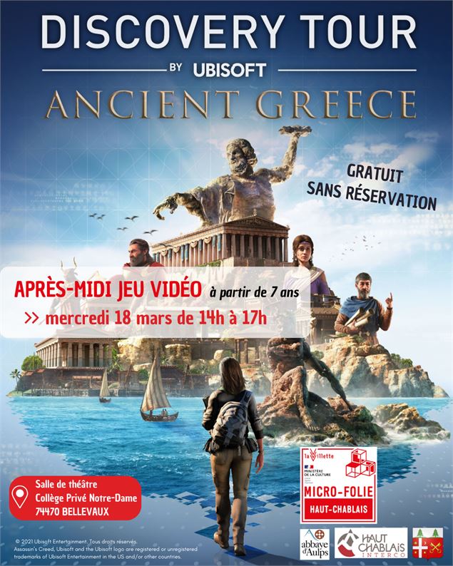 affiche MF JV Bellevaux - MF Haut-Chablais Ubisoft