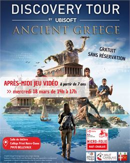 affiche MF JV Bellevaux - MF Haut-Chablais Ubisoft