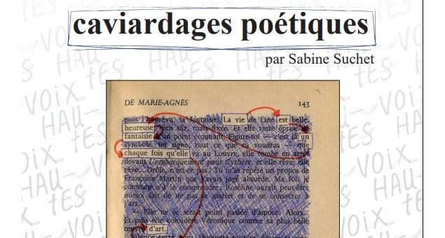 Exposition Caviardages Poétiques_Chambéry - BM Chambéry