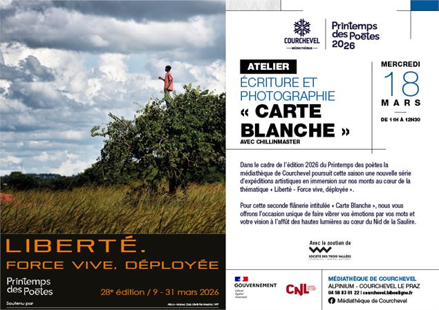 Printemps des poètes 2026 - Atelier poésie & photographie 