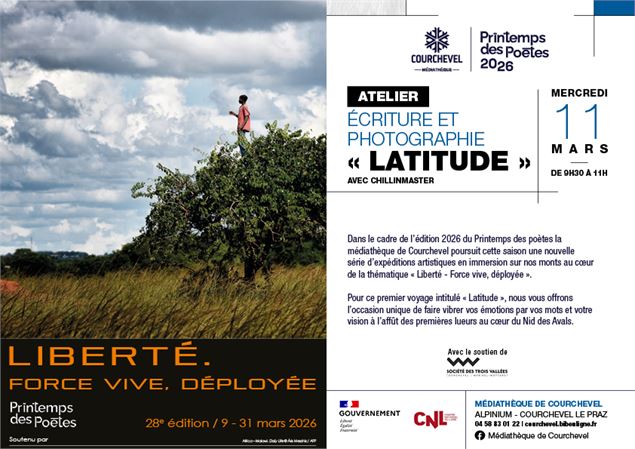 Printemps des poètes 2026 - Atelier poésie & photographie 