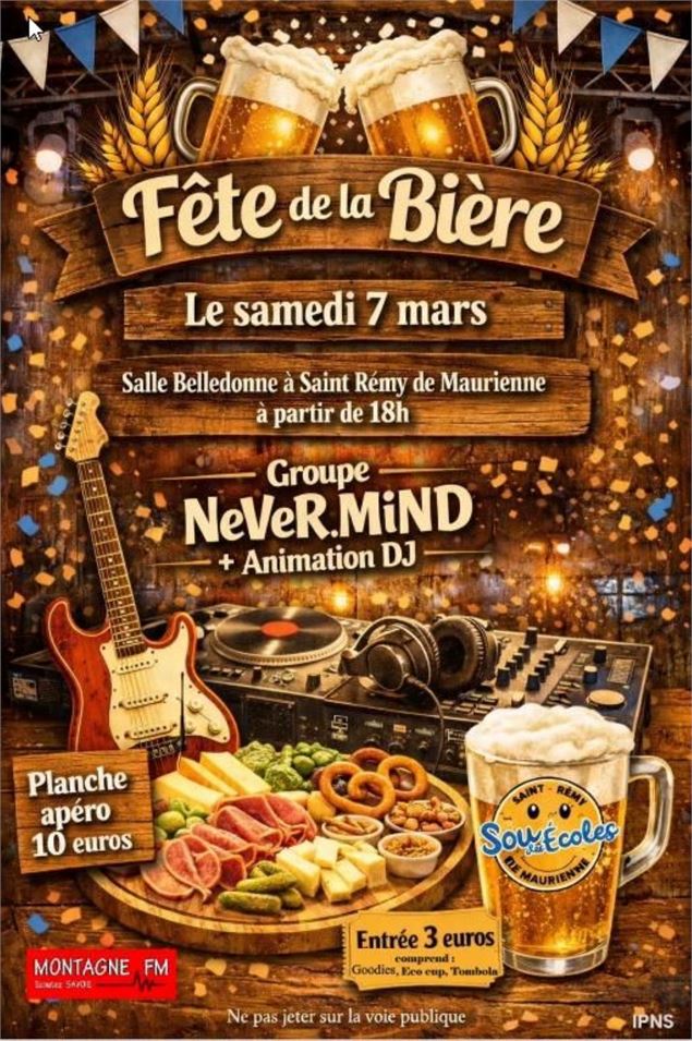 Fête de la bière_Saint-Rémy-de-Maurienne - Sou des écoles St-Rémy-de-Maurienne
